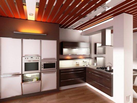 Ремонт кухни: дизайн, фото реальных интерьеров и выбор отделочных материалов