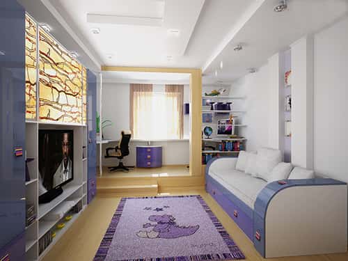 Идеи дизайна гостиной: зонирование, обои, мебель