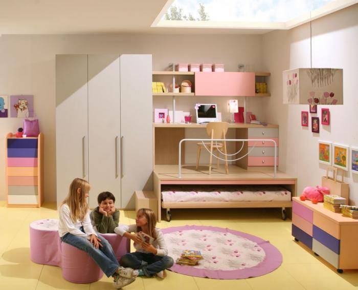 Дизайн детской комнаты для девочки: фото идеи для оформления стильного интерьера