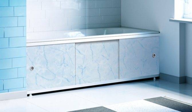 Экран для ванны: фото лучших моделей и нюансы монтажа